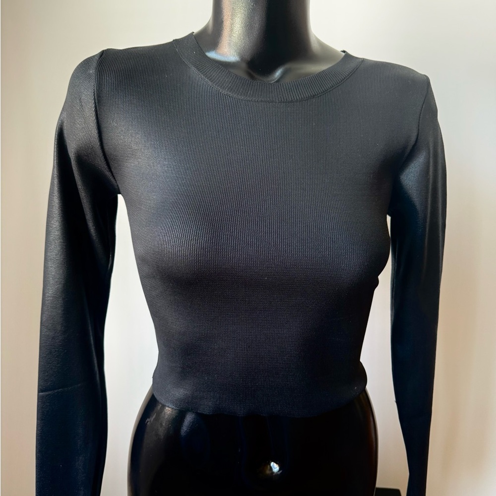 Black Long Sleeve Women's Top Zara